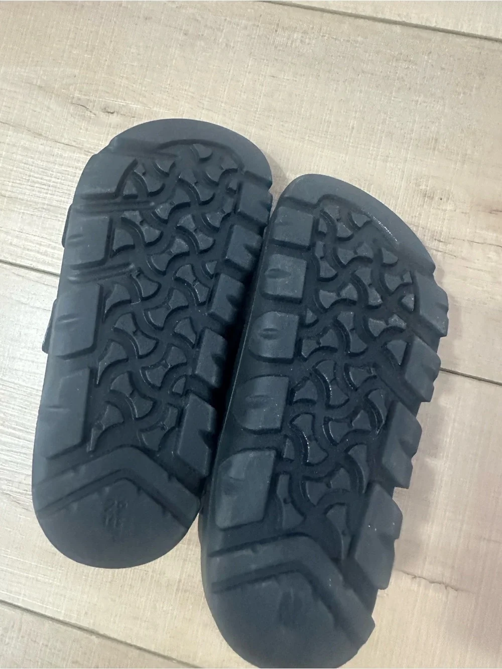 Birkenstock Kids Black Two-Strap EVA Sandals